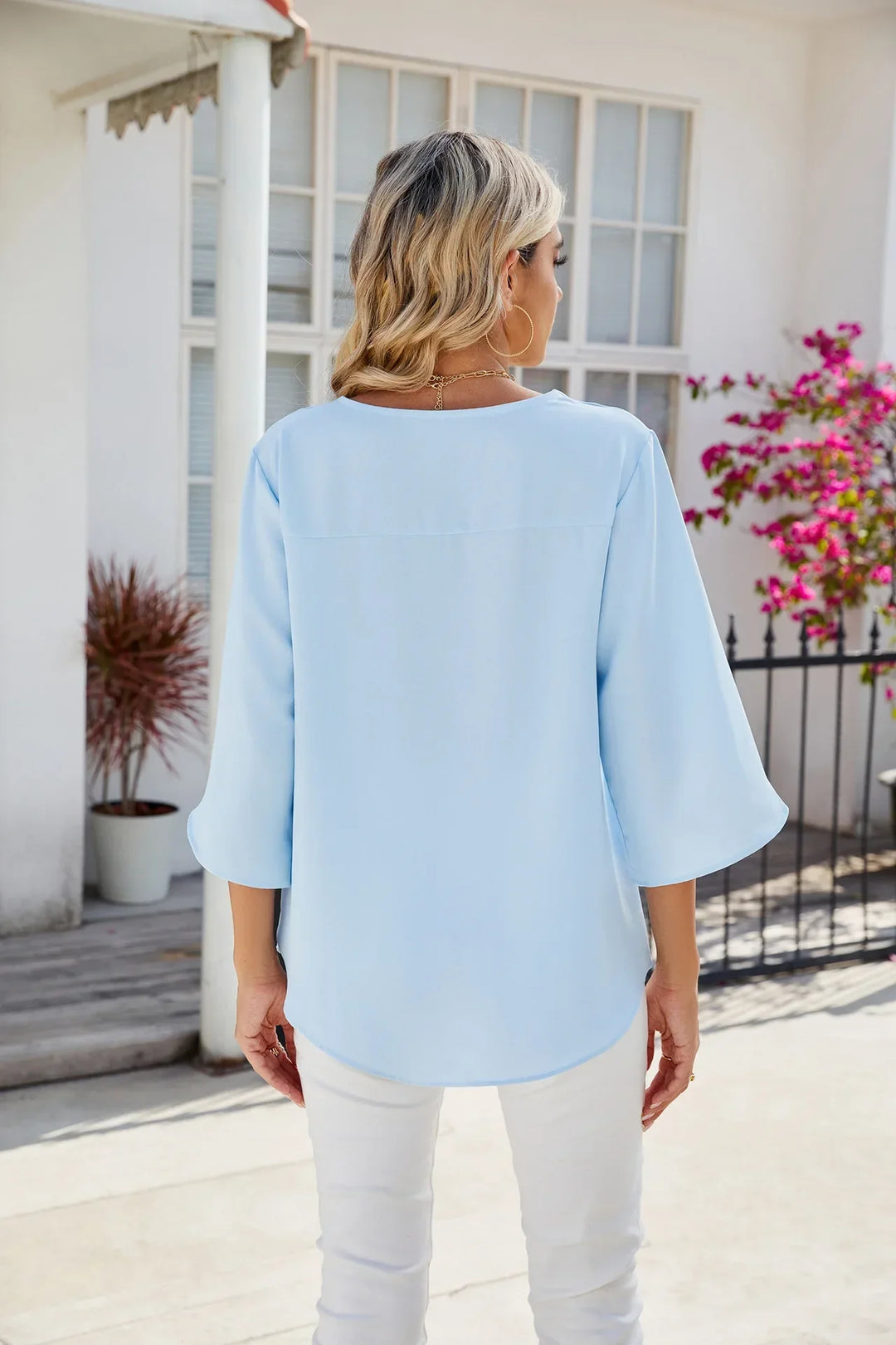 SOPHIA – V-Neck Blouse