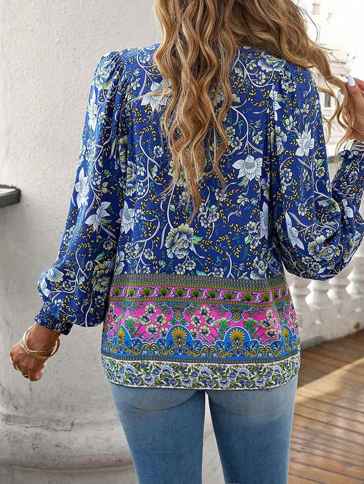 AVA – Elegant Floral Shirt