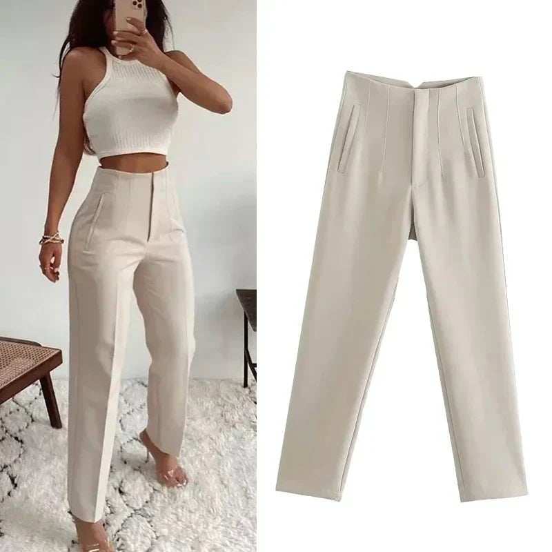 OLIVIA – Chic High-Rise Pants