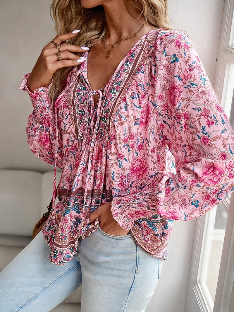 AVA – Elegant Floral Shirt