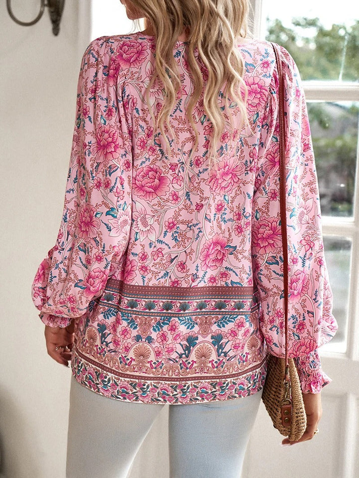 AVA – Elegant Floral Shirt