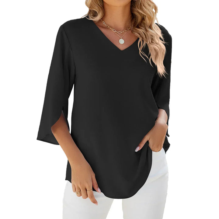 SOPHIA – V-Neck Blouse