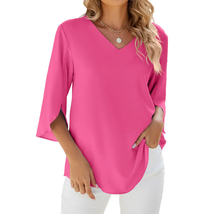 SOPHIA – V-Neck Blouse